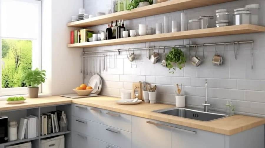 Jakie płytki na ścianę do małej kuchni, które optycznie powiększą przestrzeń