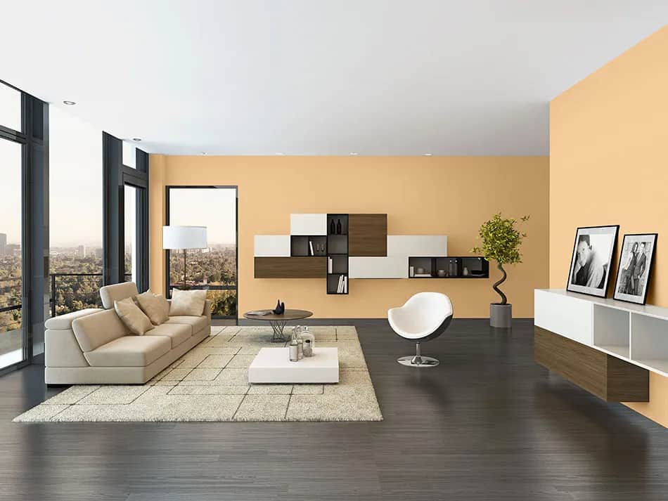 Jakie kolory ścian najlepiej pasują do salonu z meblami wenge?