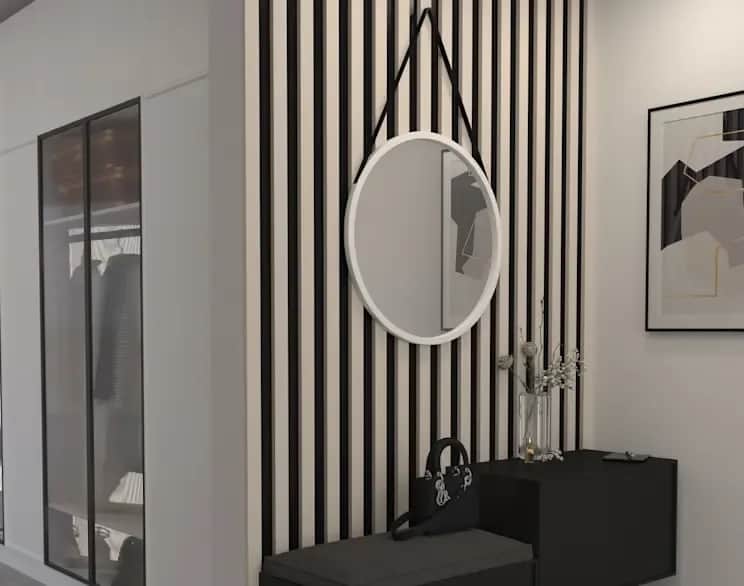 Gdzie powiesić lustro w przedpokoju, aby optycznie powiększyć przestrzeń?